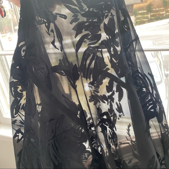 NWT Rag & Bone Lace Midi Slip Dress • The Colette Black Floral Lined Slip Dress - Picture 9 of 11